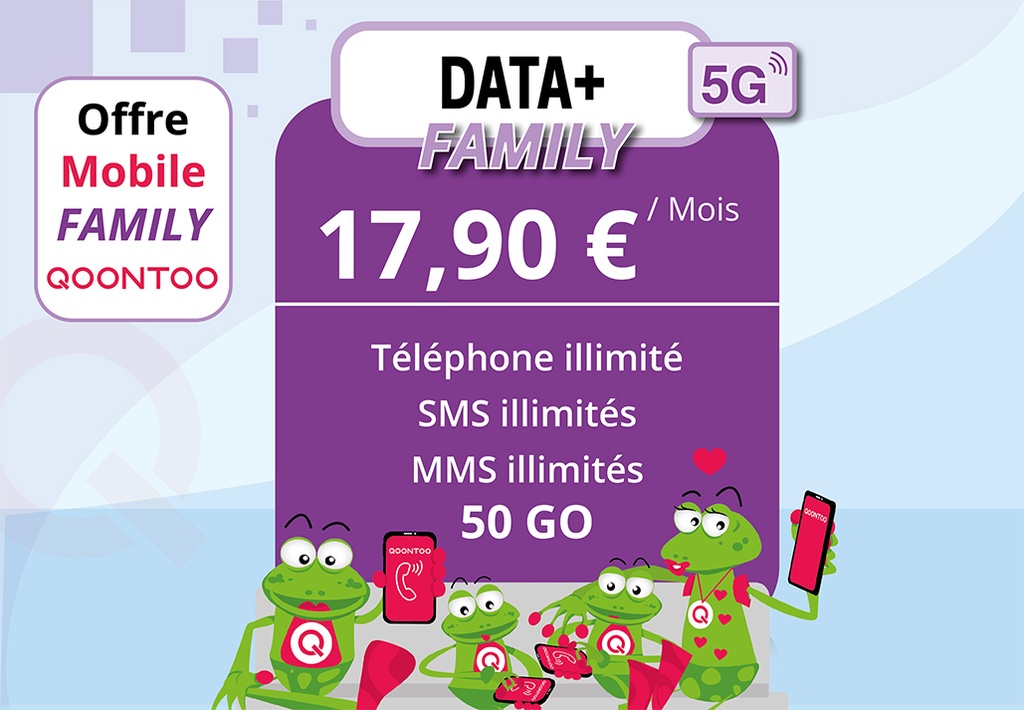 Abonnement Mobile DATA+ Family