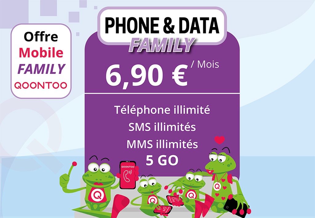 Abonnement Mobile PHONE & DATA Family